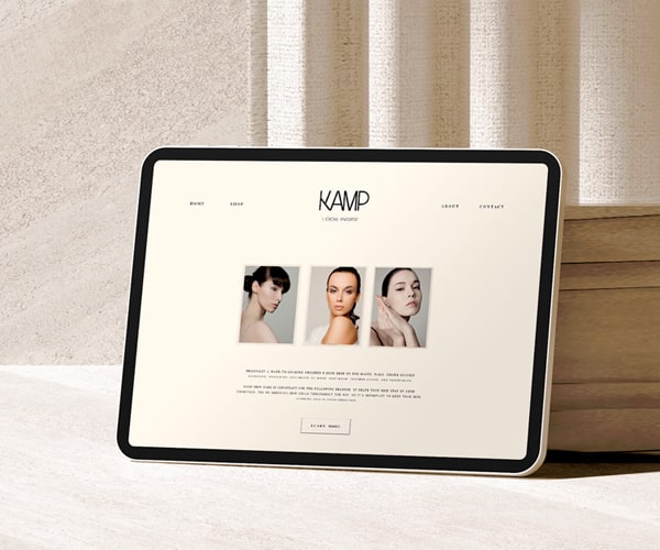Nueva web institucional: Kamp redefine la moda femenina en línea.
