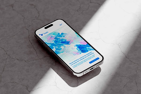Rediseño web: Teads presenta su plataforma líder en servicios tecnológicos.
